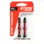 Stans No Tubes Alloy Presta Valves Pair - 44mm - Red